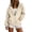 Beige, variant on Edvintorg Womens Rain Jacket Solid Color Zip up Waterproof Raincoat Outdoor Long Sleeve Hooded Windbreaker with Pocket Womens Clothes Beige S-2XL
