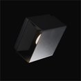 thumbnail image 5 of WAC Lighting Boxi 1-Light LED 3-CCT 3000K Aluminum Wall Sconce in Black, 5 of 7