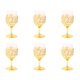 thumbnail image 1 of Copas De Vino, Juego De 6 Copas De Vino Vintage Para Hoteles, 1 of 7