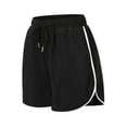 thumbnail image 3 of Seductiva White Womens Athletic Shorts Womens Athletic Shorts Running Dolphin Shorts with Pockets and Drawstring, 3 of 7
