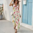 thumbnail image 6 of Flamingo Pattern Pattern Design Sleeveless Dress Summer Clothes for Women Women's Clothing 2025, 6 of 7