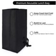 thumbnail image 2 of Freezable Snack Box and Freezable Lunch Bag, Thermal Lunch Cooler Tote Container for Adults/Teens School Work Office Picnic,Black, 2 of 5