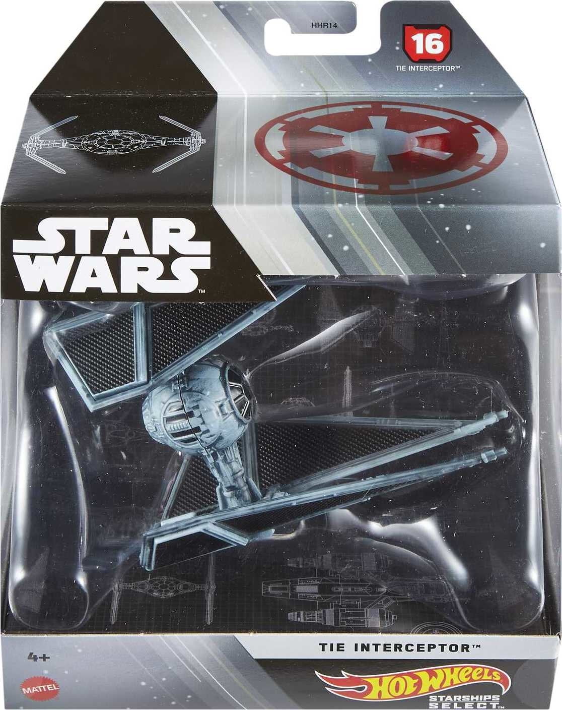 Hot Wheels Star Wars Premium Replica Rocket & Spaceship Play Vehicles, Gift for Adults Collectors, 0.32 lb