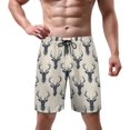 thumbnail image 2 of NICKSUN Men's Swim Trunks, Cute Print Quick Dry Summer Board Beach Shorts with Mesh Lining and Pockets, 2 of 6