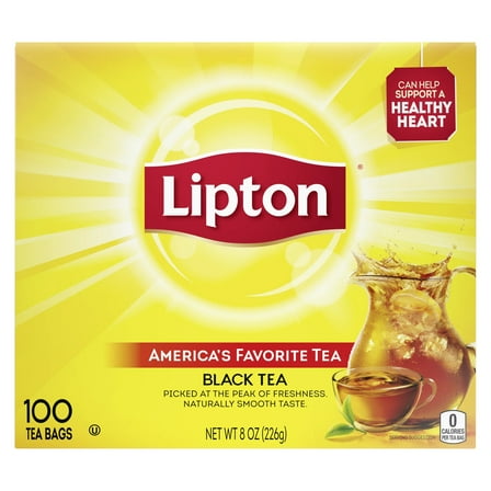 Tea Bags, Black Tea, Can Help Support a Healthy Heart, 100 Black Tea Bags