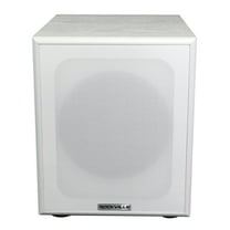 Rockville Rock Shaker 8" Inch White 400w Powered Home Theater Subwoofer Sub