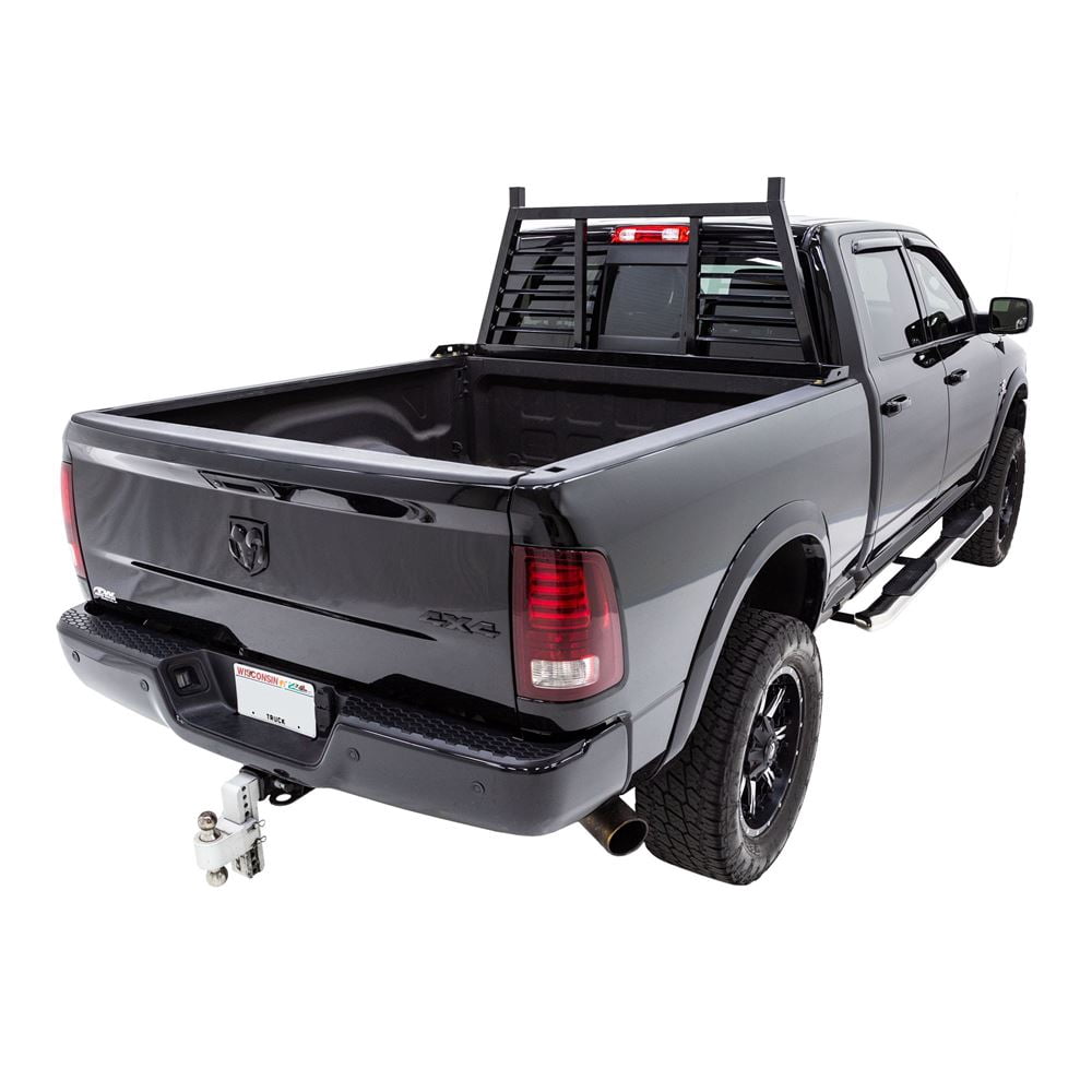 Elevate Outdoor Half-Louvered Steel Headache Rack