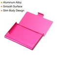 thumbnail image 4 of Professional Business Card Holder Aluminum Pocket Credit Card Case, Rose Red, 4 of 5