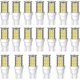 thumbnail image 1 of Paquete de 20 bombillas LED T10 921 194 168 de color blanco natural, superbrillantes 3014 42-SMD LED de repuesto de 12 V para RV, remolque, maletero de barco, cúpula interior, luces de marcha at, 1 of 5