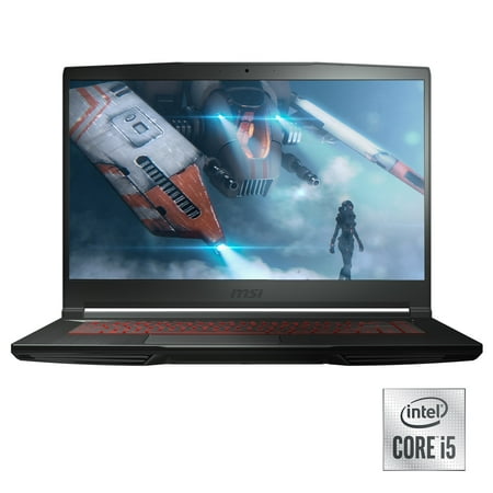 MSI GF63 Thin 11SC-693 15.6" Gaming Laptop, Intel Core i5-11400H, NVIDIA GeForce GTX 1650, 8GB Memory, 256GB NVMe SSD, Windows 11