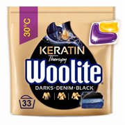 Woolite laundry pods for DARKS DENIM BLACK -XL Pack 3 x 33 pods - 99 loads