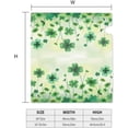 thumbnail image 5 of St Patricks Day Shamrock Mailbox Covers Magnetic Standard Size 21x18 Inch Green Four Leaf Clover Spring Holiday Post Letter Box Cover for Outdoor Garden Yard Decor, 5 of 8