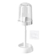 thumbnail image 1 of Portacepillos de dientes de pared con funda y soporte para accesorios para hoteles y hogares. Blanco, 1 of 9