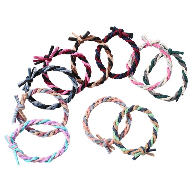WIFKLSIIPG High Elastic Multicolor Hair Tie Basic Hair Tie Rubber Band Hair Rope