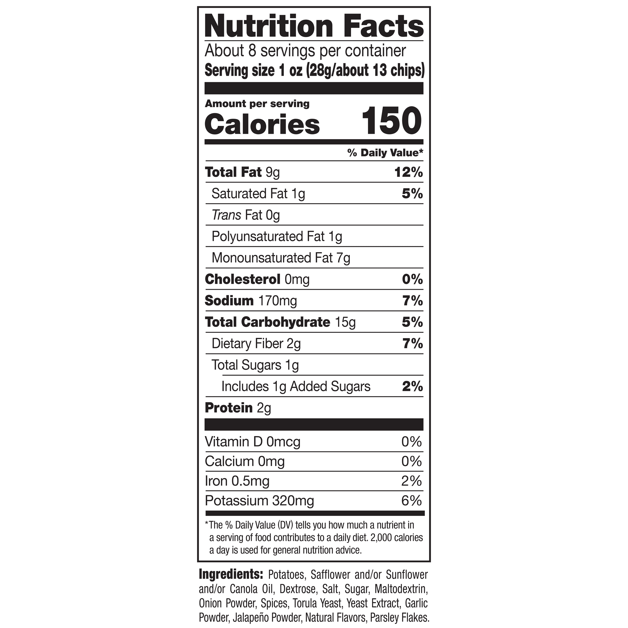 Clancy S Tortilla Chips Nutrition Facts Nutrition Ftempo