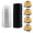 Black, variant on 50 Pack 2 Inch Clear Plastic Mini Cake Box Muffins Cookies Dome Wedding Birthday Gift Box(gold)