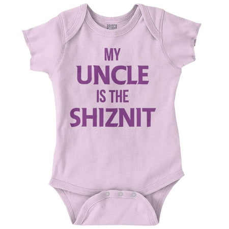 

My Uncle Is The Shiznit Romper Boys or Girls Infant Baby Brisco Brands 6M