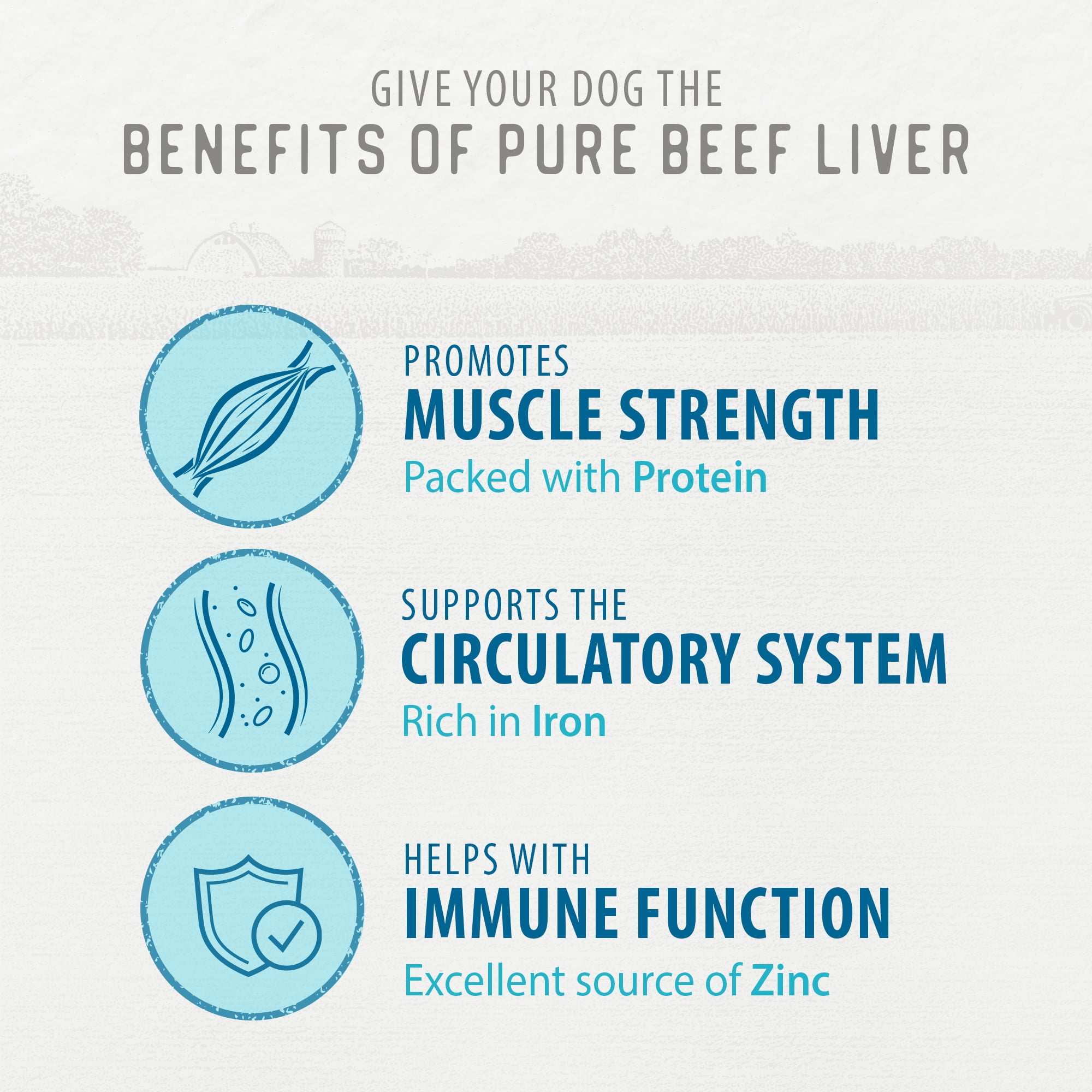 Caledon Farms Beef Liver Bites Value pack 355 Grams, Dog Treats, 355g