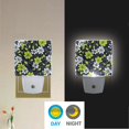 thumbnail image 2 of Yayeee LED Plug in Night Light for The Home with Auto Dusk to Dawn Light Sensors, 2 Pack, White Flower Pattern, 2 of 6