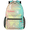 Beige Green, variant on Dark Purple Green Butterfly Custom Backpack, Butterflies Personalized Backpack with Name, Customized Casual Bag Daypack for Woman