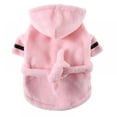 thumbnail image 1 of CHUANK Dog Bathrobe Soft Warm Dog Pajamas with Adjustable Dog Drying Towel Robe Pet Clothes for Large Medium Small Dogs, 1 of 7