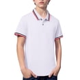 thumbnail image 4 of UACY Boys Polo Shirts Short Sleeve Vintage Knit Golf Shirts School Uniform Shirt Kids Casual Tee Tops, 4 of 9