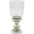 thumbnail image 3 of Silver Glass Traditional Hurricane Lamp 14 X 7 Finish, 3 of 4