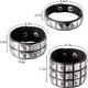 thumbnail image 4 of Pulsera con tachuelas 3 piezas-fila única+fila doble+tres filas, 4 of 7