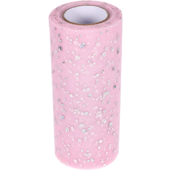 CTIRCHIU Decorative Pink Tulle Netting Roll for DIY Crafting and Creative Event Decorations