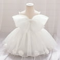 thumbnail image 6 of HUANBAI Girls Party Dress Elegant Embroidered Tutu Gown For Birthday Performance Flower Girl Formal Attire A-line Sundress 6-9 Months, 6 of 9
