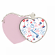 thumbnail image 1 of Usa la palabra amor corazon dulce flor estrella Bolsa de viaje Mirror maquillaje corazón rosa, 1 of 4