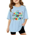thumbnail image 2 of TIEVOSA Awareness Periodic Table T Shirt（3 14year） for 2-13 Years(Sky Blue), 2 of 8