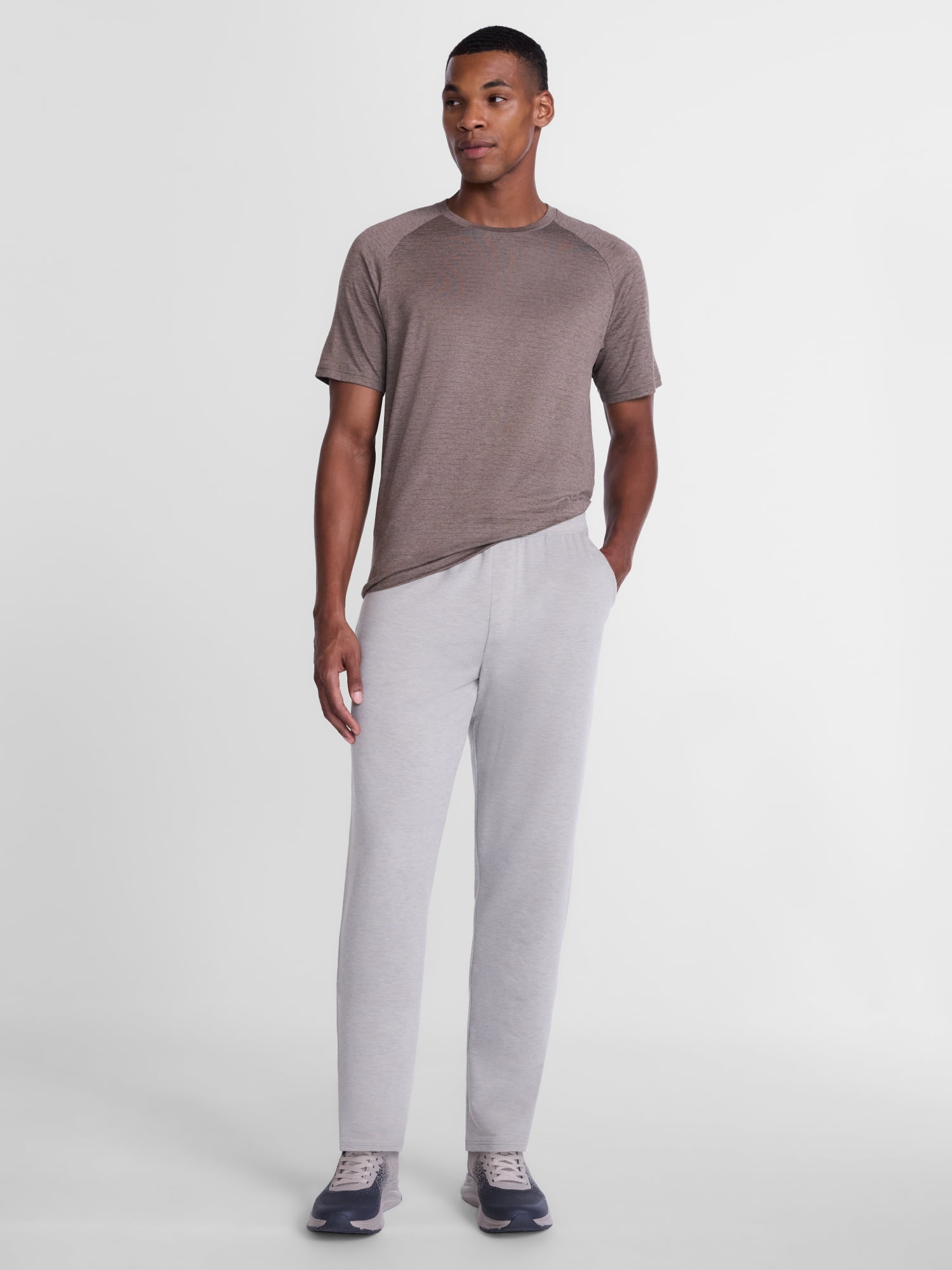 Athletic Works Men's and Big Men's French Terry Relaxed Sweatpants, Sizes XS-4XLT