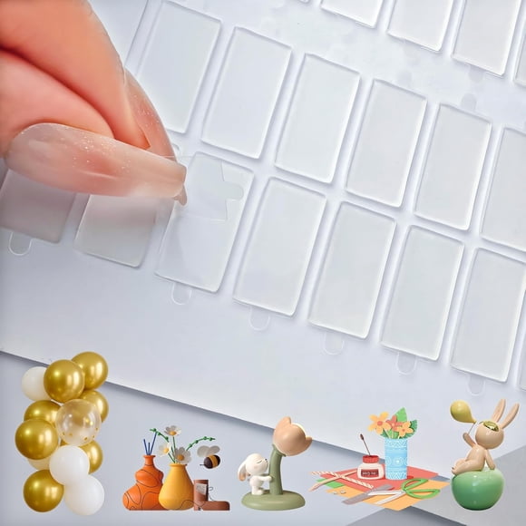 Versatile Double-Sided Adhesive dots, Ideal for Making Posters, car Toys, DIY Crafts, Decorations, Party Balloons, and More.,0.39*0.78IN