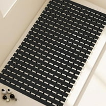 Large Shower Mat Without Suction Cups(35.4"*16.9"),Heavy Duty Bathtub Mat for Elderly,Non Slip Shower Mats for Inside Shower, Rubber Shower Floor Mat for Outside