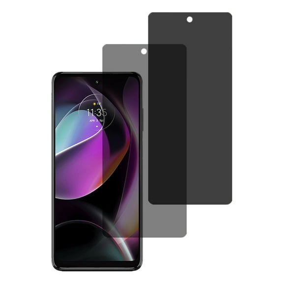 PAPAUTOP [2 Pcs] for Motorola Moto G 5G 2022 Privacy Anti-Spy Easy Installation Tempered Glass Screen Protector