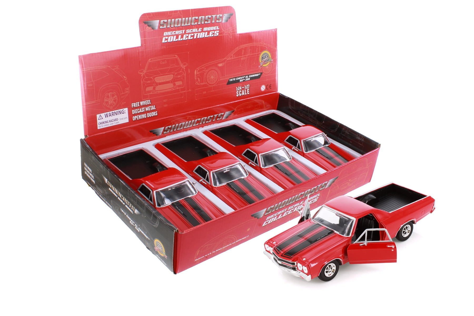 1970 Chevy El Camino SS 396, Red - Motor Max 79347AC/R - 1/24