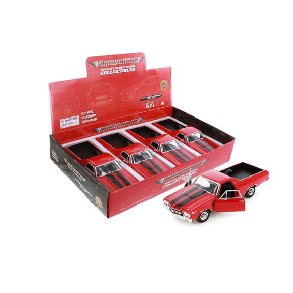 1970 Chevy El Camino SS 396, Red - Showcasts 71347D - 1/24 Scale Diecast Model Car