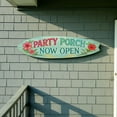 thumbnail image 5 of Party Porch Now Open Surfboard Sign – Coastal Porch Decor – Indoor Outdoor Beach House Sign, 5 of 7