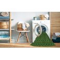 thumbnail image 2 of Ahgly Company Machine Washable Indoor Rectangle Transitional Dark Forest Green Area Rugs, 2' x 3', 2 of 7
