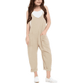 thumbnail image 1 of Girls Jumpsuit Sleeveless Rompers for Girls Spaghetti Strap Rompers with Pockets Summer Clothes for Teens 5-6 Y, 1 of 6