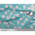 thumbnail image 3 of Soimoi Rayon Fabric Dot,Bird & Fish Kids Print Fabric by The Yard 42 Inch Wide, 3 of 3