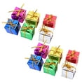 thumbnail image 4 of Mobutofu Tree Ornaments Christmas Mini present Box Hanging Pendant Foams Multi Colored 120Pcs 1In, 4 of 9