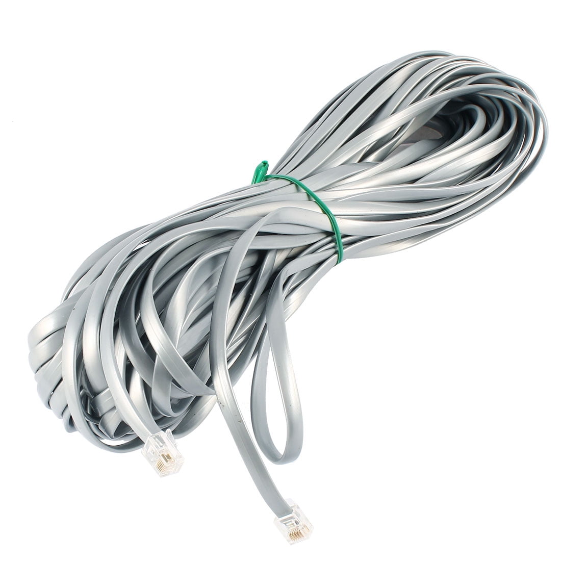 25ft Phone Cable Wire RJ12 RJ-12 6P6C Straight FOR DATA Telephone Line Cord 