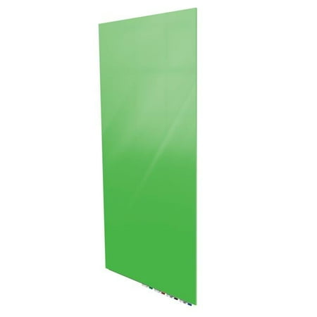 Ghent ARIASM104GN Aria Low Profile Magnetic Glass Whiteboard, 10 x 4 ft. - Green