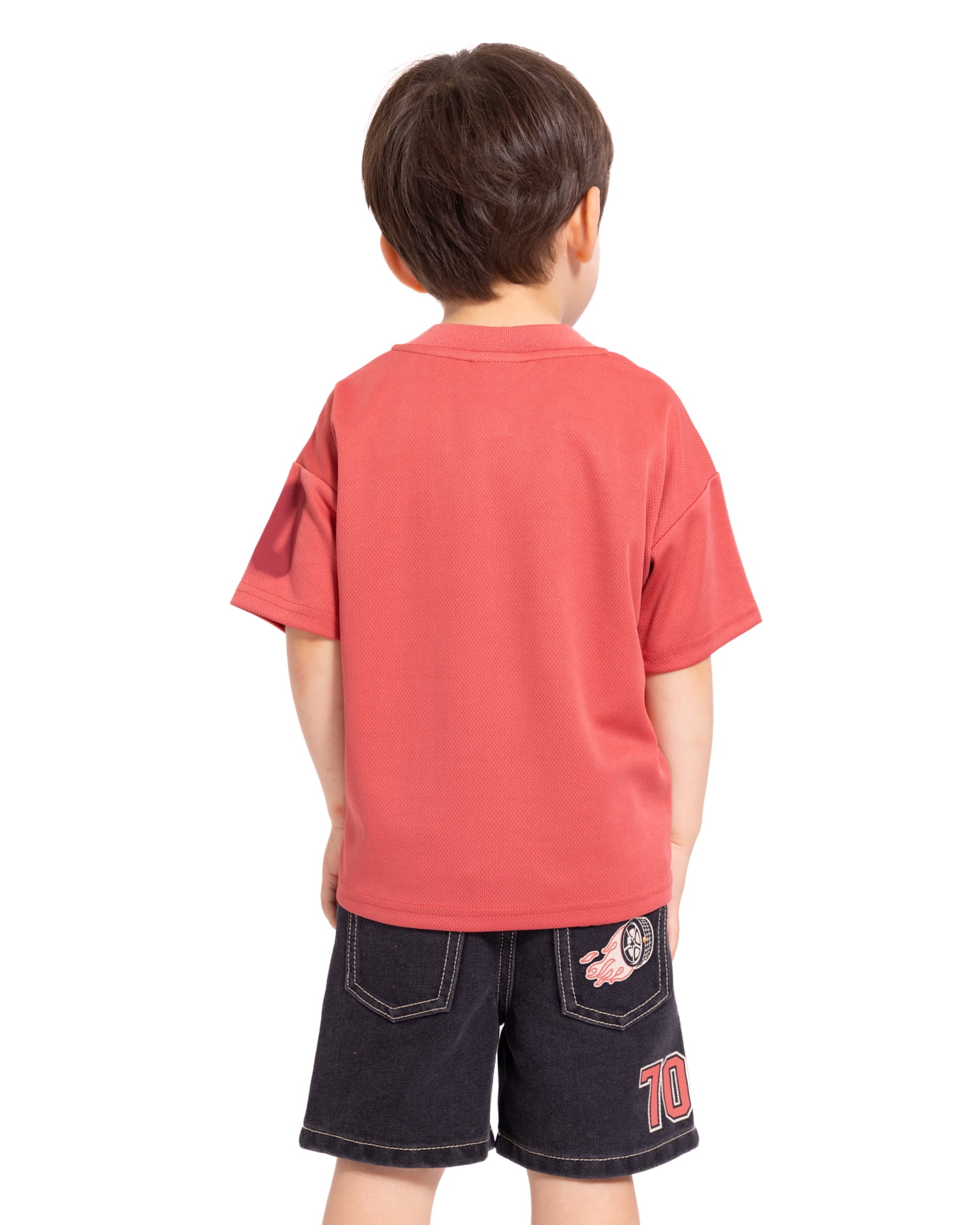 Chevy Corvette Toddler Boys V Neck Graphic Jersey with Short Sleeves, Sizes 12M-5T