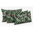 thumbnail image 3 of Vargottam Luxury, Printed Mint Green6 CushionCoversDecorative PillowCoversLumbarThrow Pillowcase -24x14Inches, 3 of 6