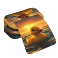 thumbnail image 4 of Disketp Cartoon Swimming Yellow Duck Estuche de Lápices de Doble Capa con Tapa Abatible y Cremallera, Organizador Escolar para Adolescentes y Adultos, 4 of 7
