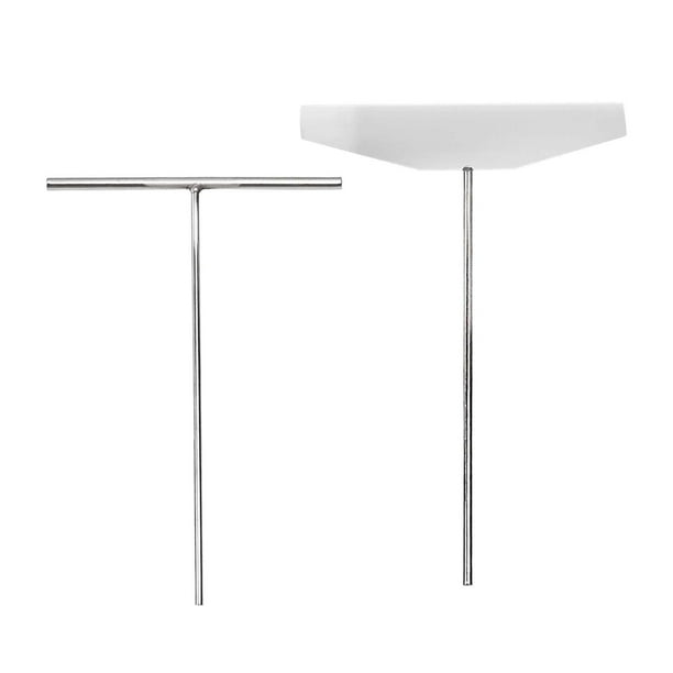Kit para extender y voltear crepes, esparcidor de masa, volteador, utensilio de cocina Volteador de 18 cm de ancho