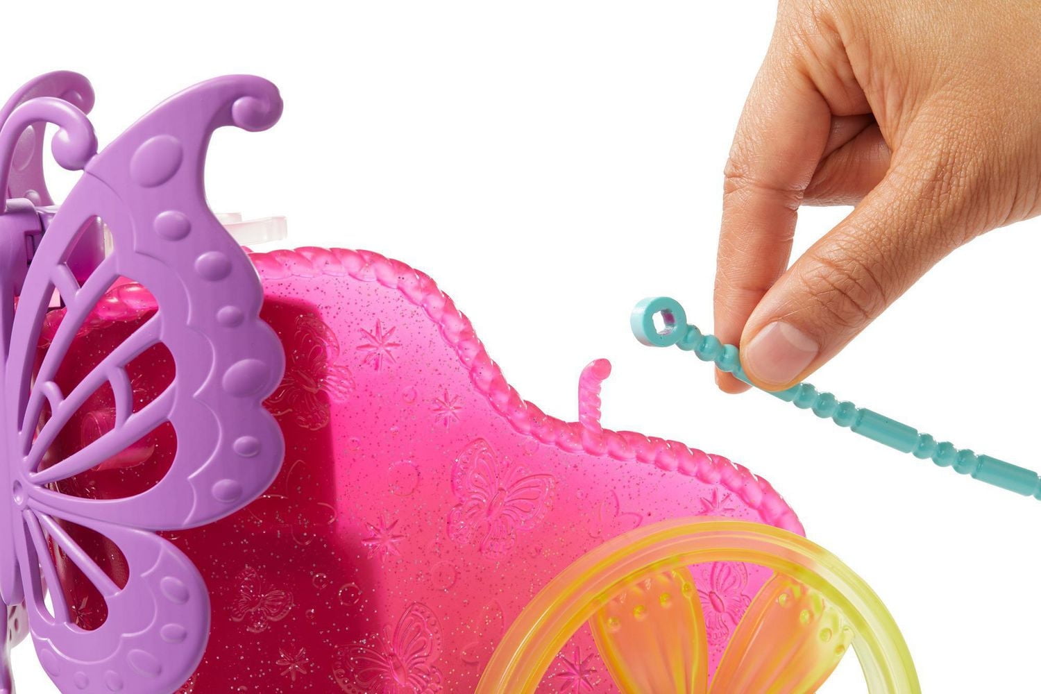 Barbie Dreamtopia Princess Doll, 11.5-in Blonde, with Fantasy Horse and Chariot